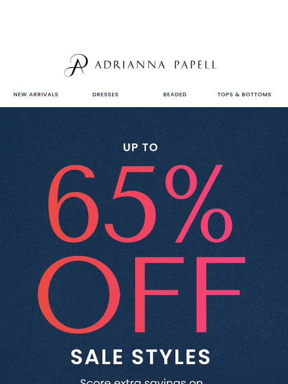 Up To 65% Off Sale Styles 🎉 This Is A Huge Deal