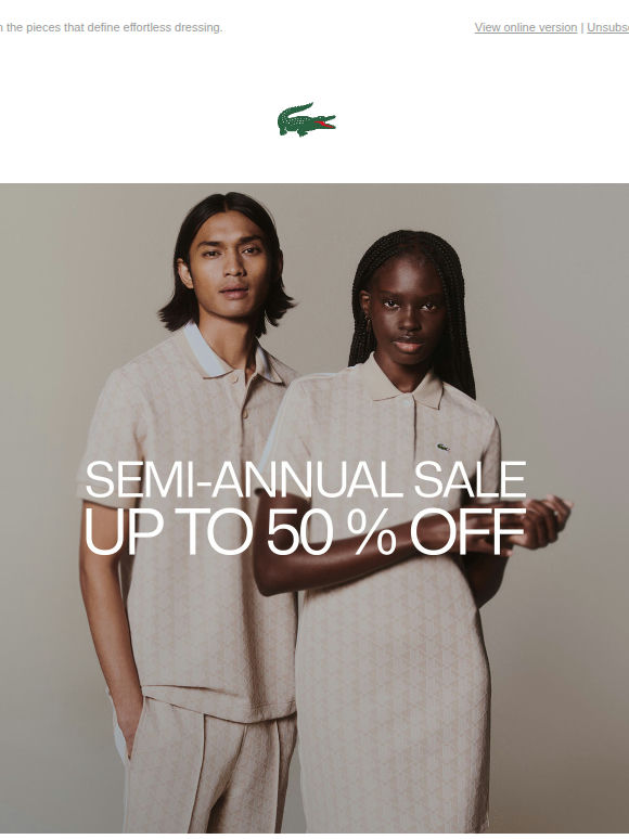 Shop standout styles from the Semi-Annual Sale