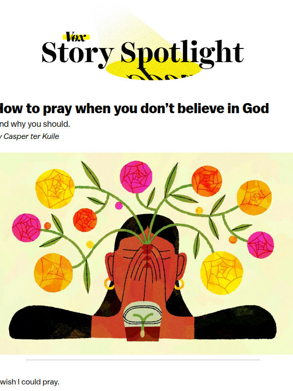 How to pray when you don’t believe in God