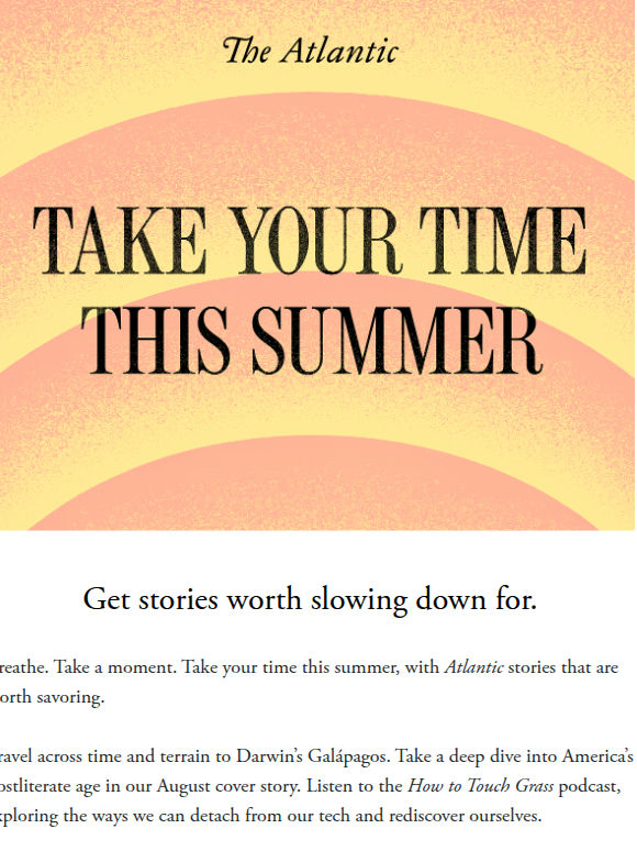 Less than $2 a week: Great stories all summer, unlimited access all year.
