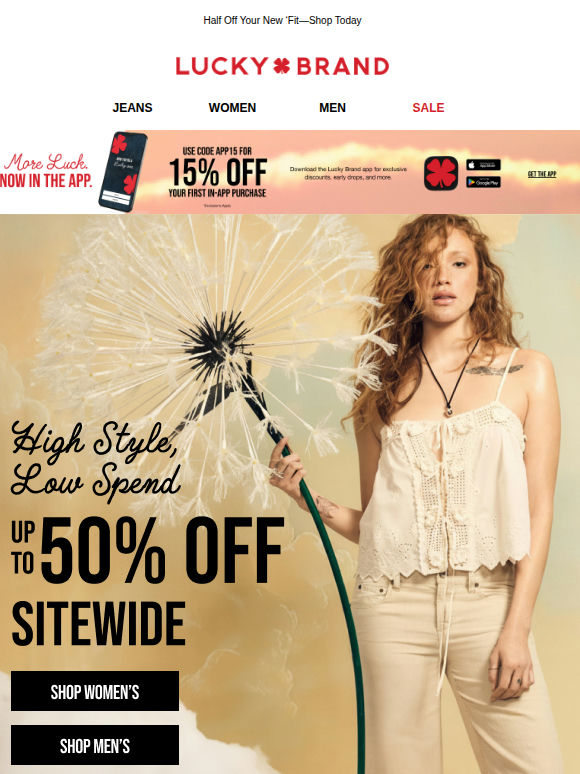 ATTN: Up To 50% Off Sitewide Is Here