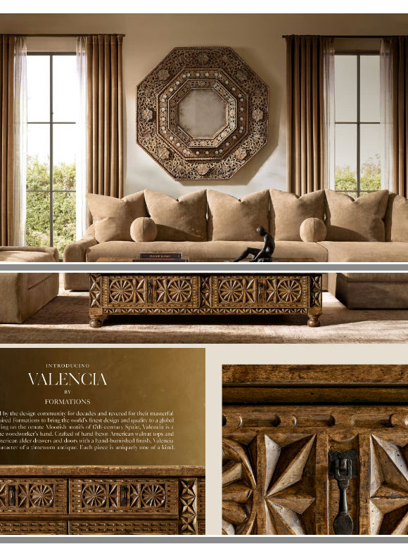 Introducing Valencia by Formations. Inspired by Ornate Moorish Motifs of 17th-Century Spain.