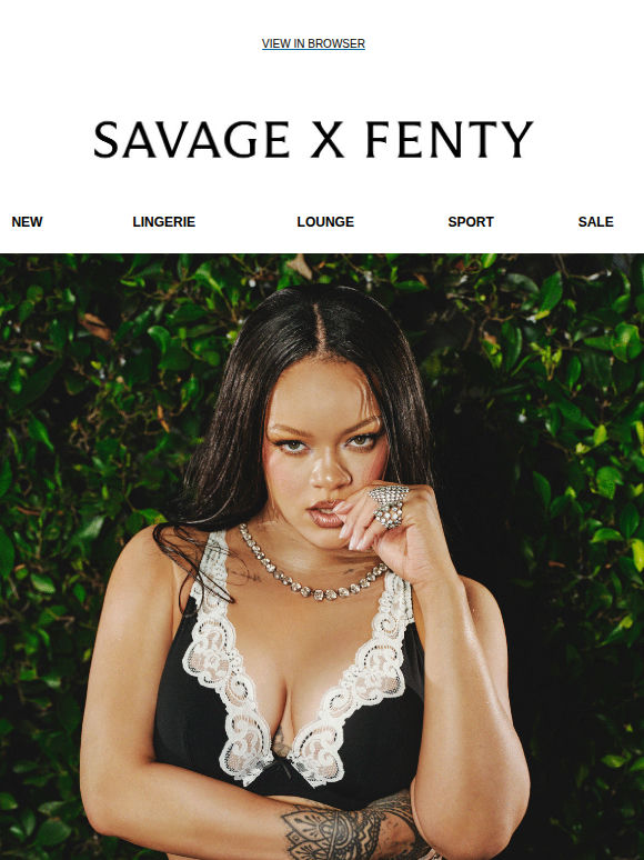 Rihanna in Swirly Girly