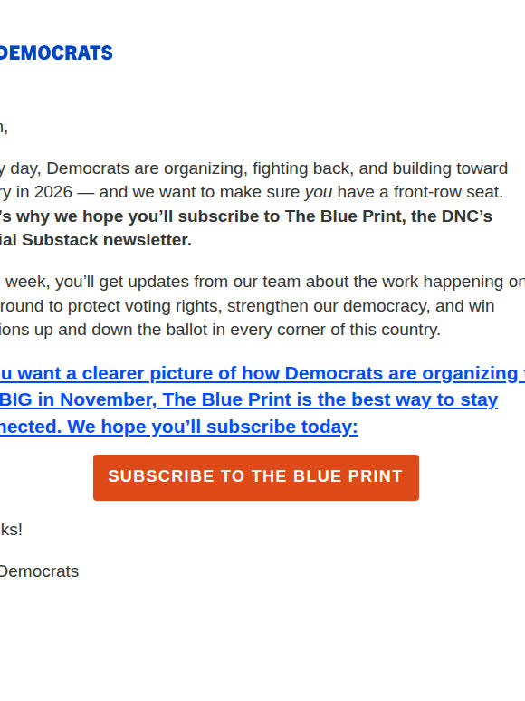 Stay in the loop with the Blue Print >>