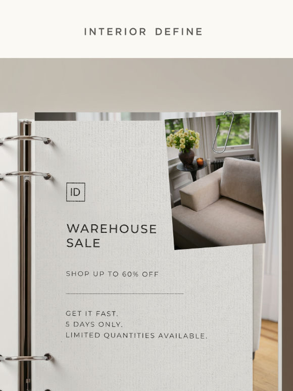 Our Warehouse Sale is on NOW