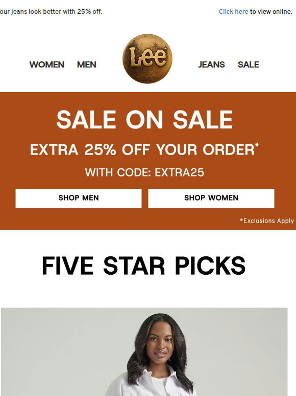 Last day to shop sale on sale.