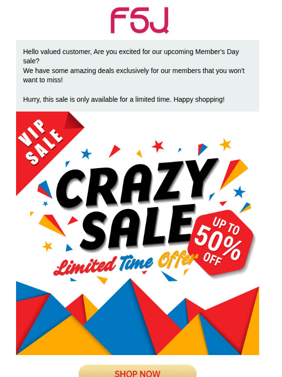 🎉Get Ready for Our Exclusive Sale on Member's Day!🎊