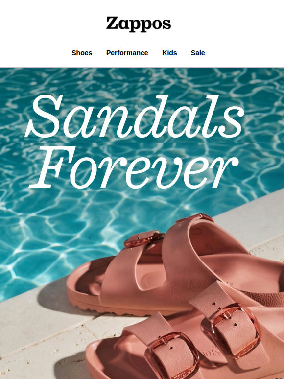 Remember: it’s still sandal season
