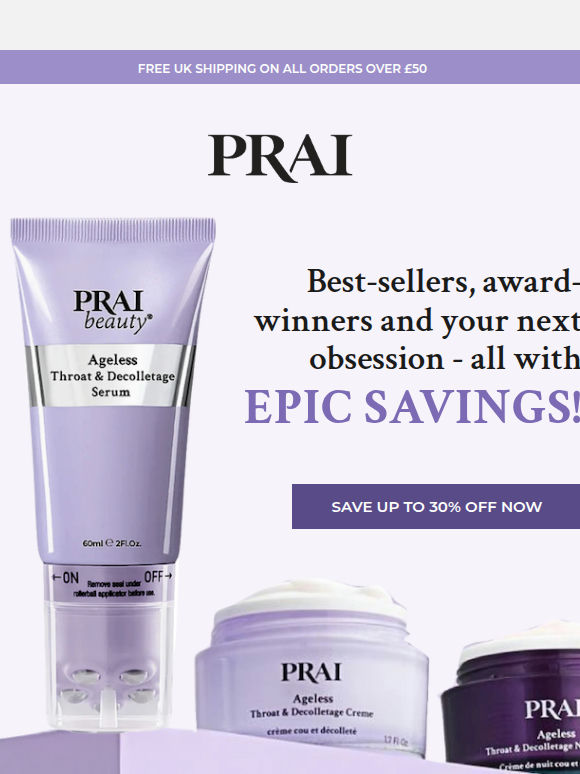 Just For You: Up to 30% Off Everything