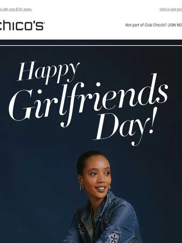 HAPPY GIRLFRIENDS DAY! 👖🎉 (offer inside)