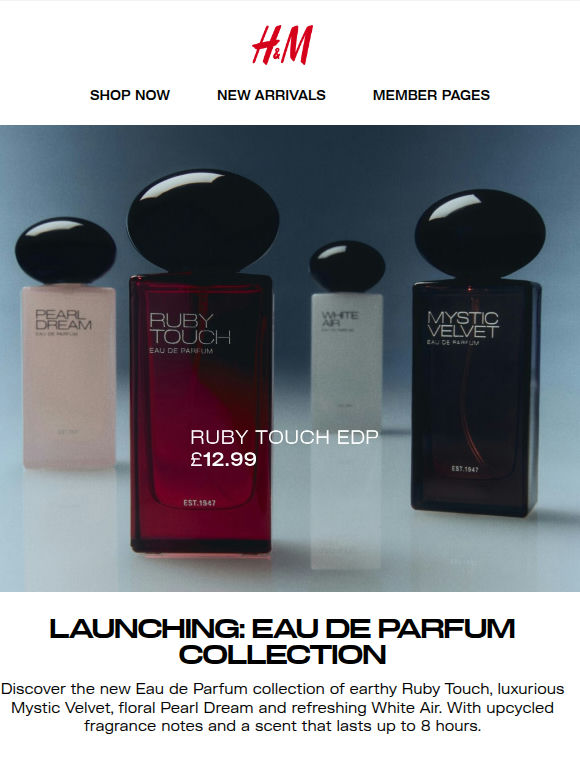 Launching: Eau de Parfum collection