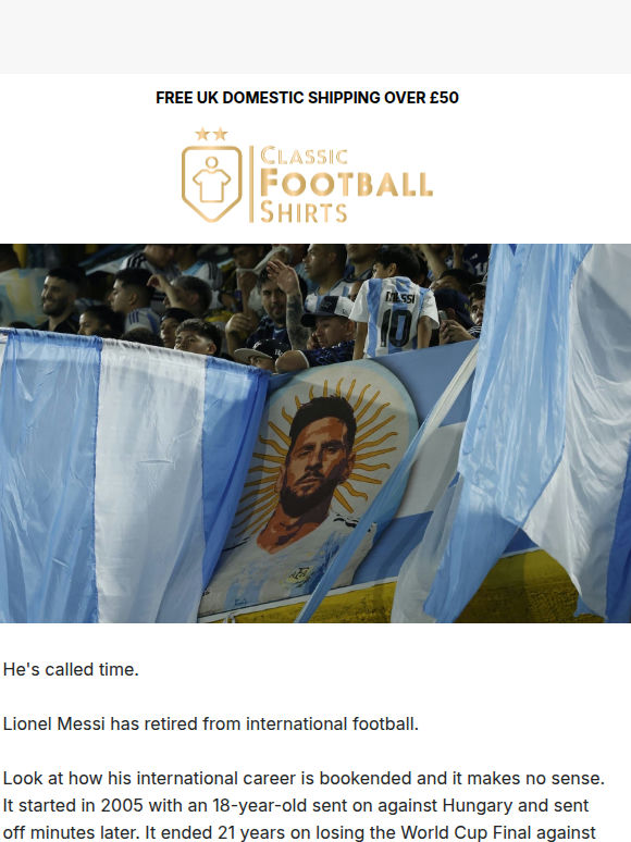 Gracias Lionel 🇦🇷