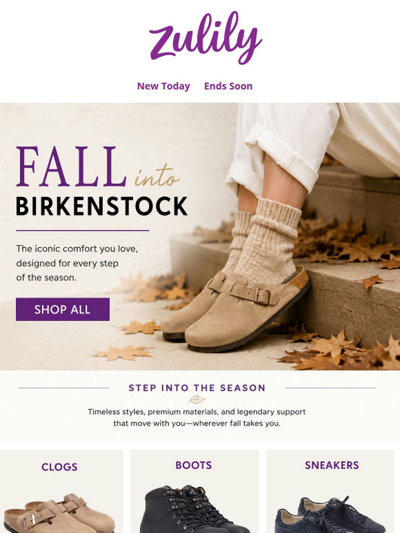 New season, same obsession 💜 Birkenstock