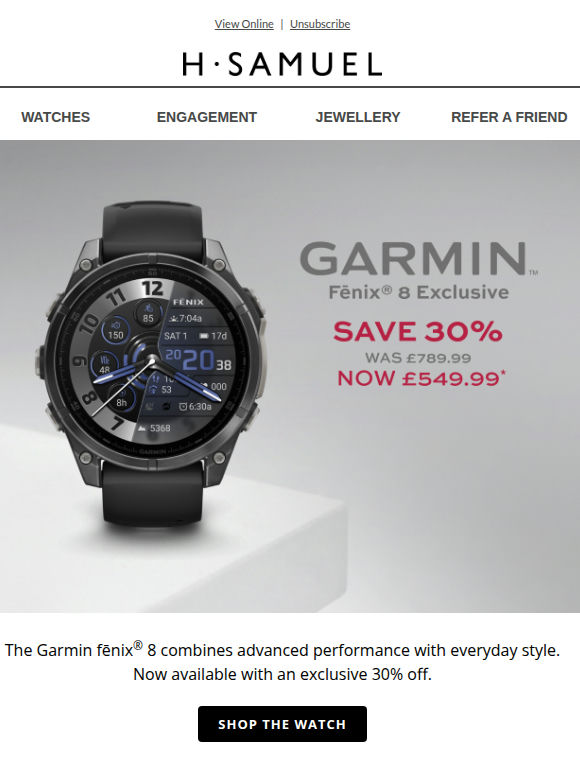 Garmin fēnix® 8 | Now 30% off.