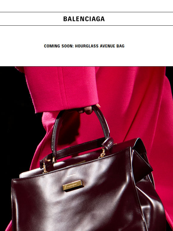Coming soon: Hourglass Avenue Bag