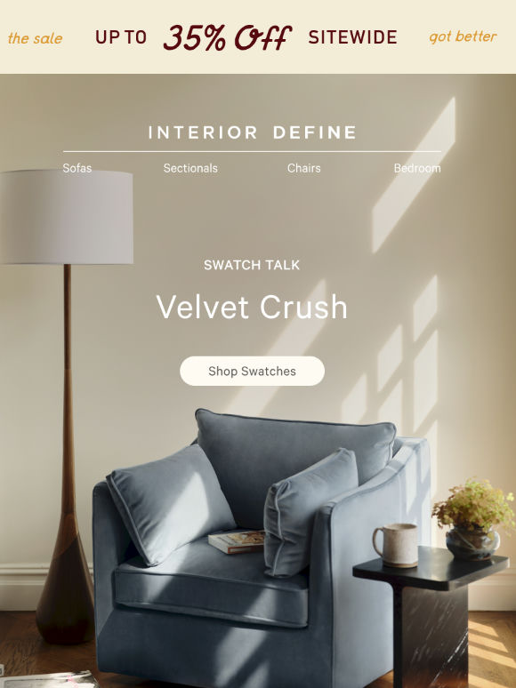 Velvet Crush + Up to 35% off