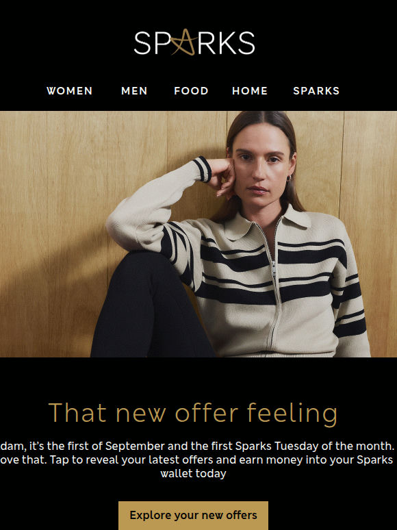 Your latest Sparks offers just landed ✨