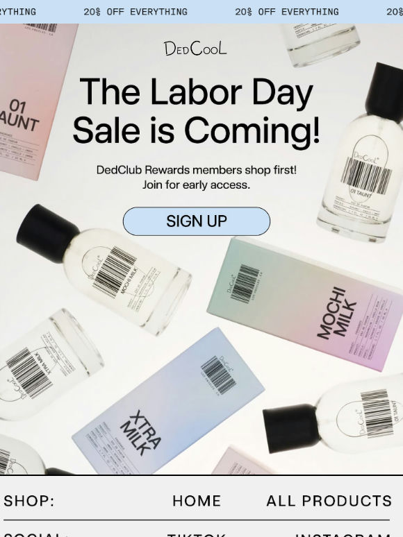 Want early sale access? 👀