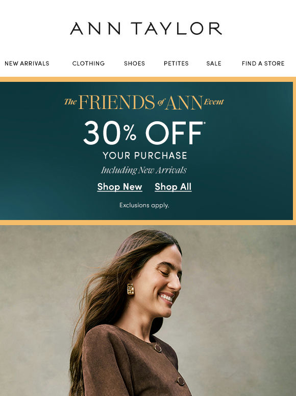 Dress For The Moment With 30% Off