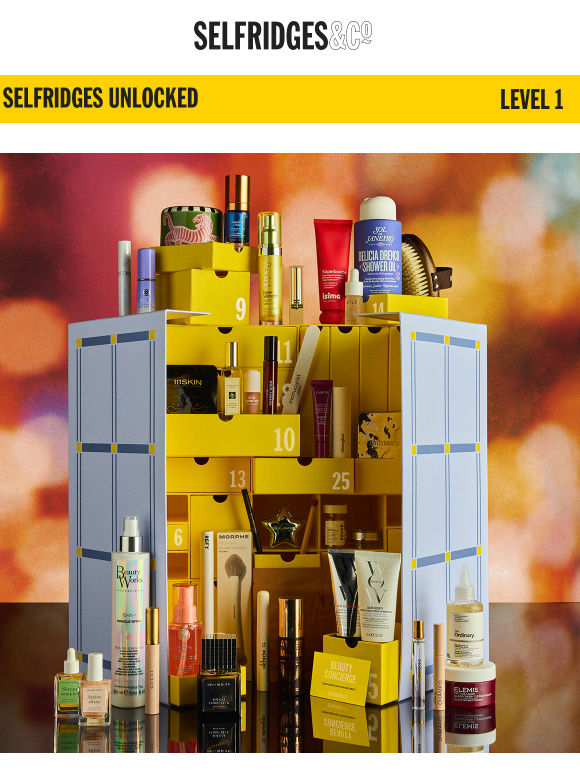 The Selfridges beauty advent calendar is here