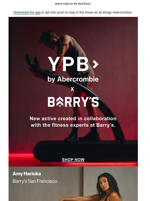 NEW: YPB X Barry's just dropped.