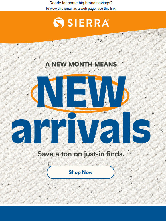The latest new arrivals? Right here.​