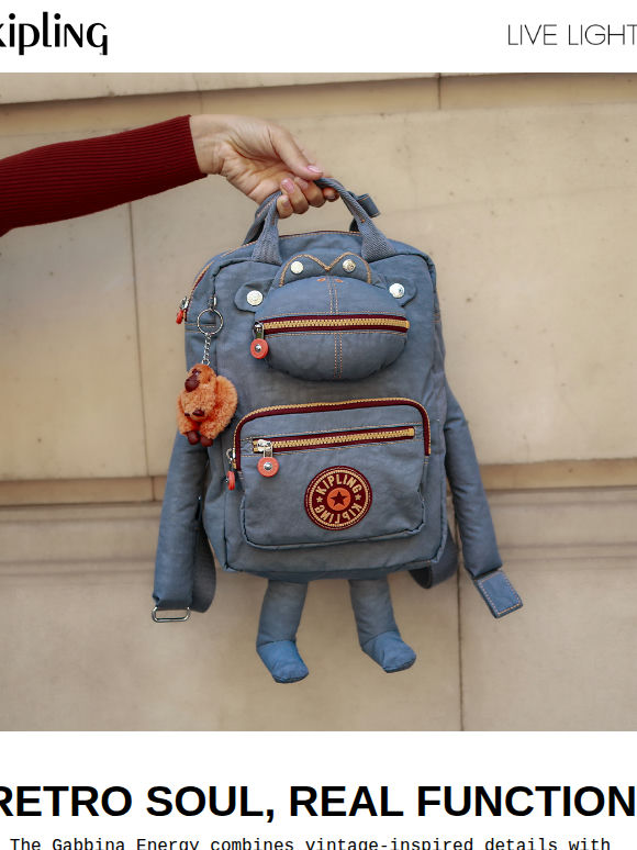Vintage vibes, fresh Kipling style