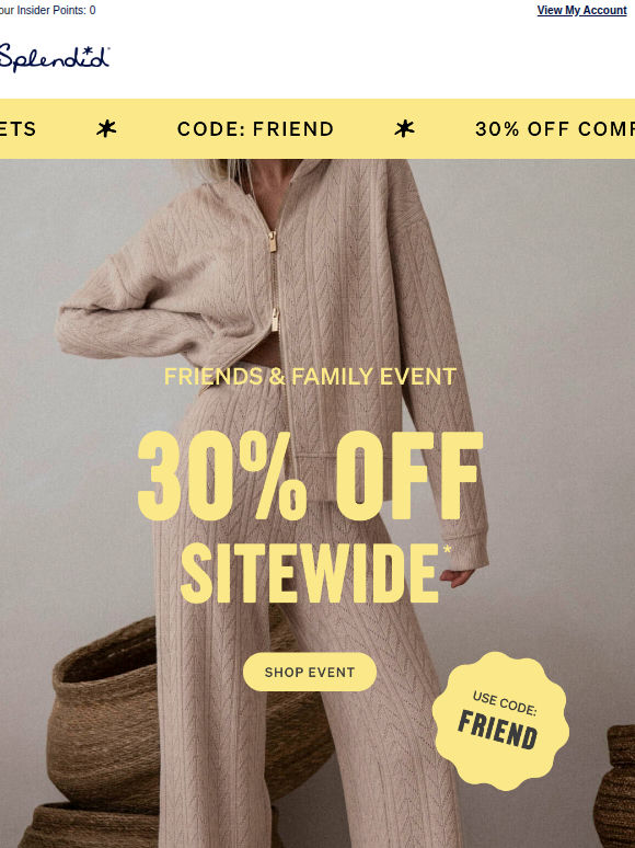 30% OFF Your New Off-Duty Uniform