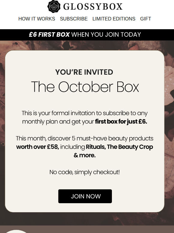 You're Formally Invited: Preview the October Box 🍂✨