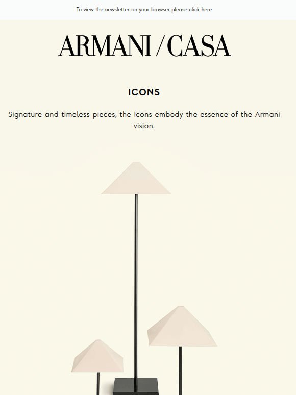 Icons: the essence of Armani style