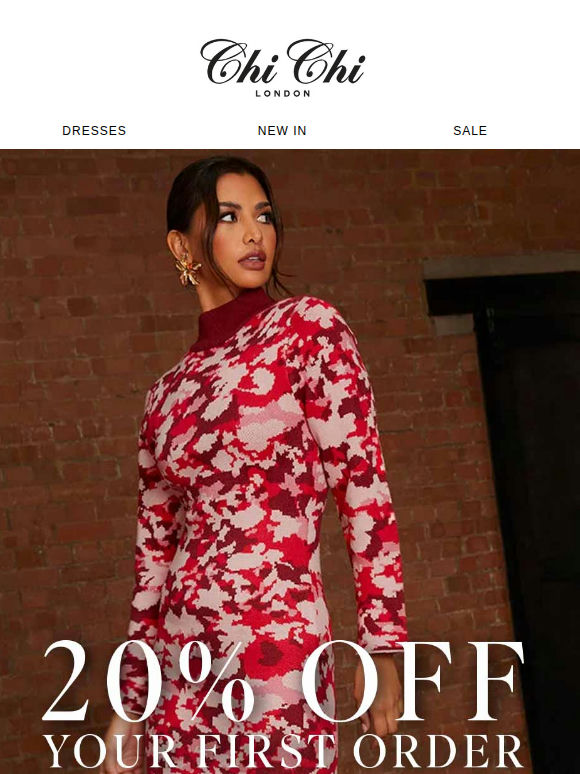 20% off your first order ❤️