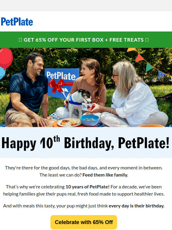65% Off  More Years w/Your Best Friend 🎈