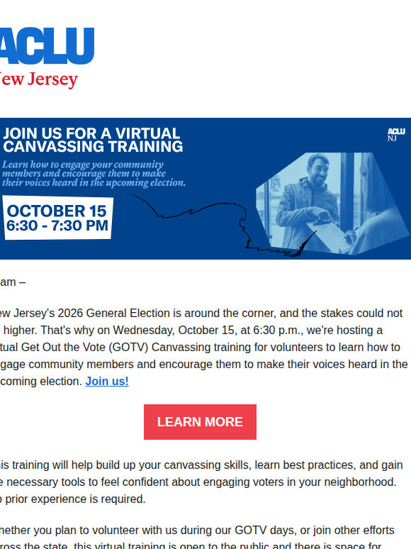 It's election season! Learn how to canvass.