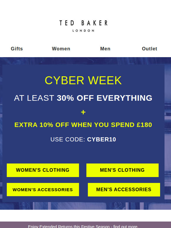 It’s Not Over - Cyber Week Starts NOW