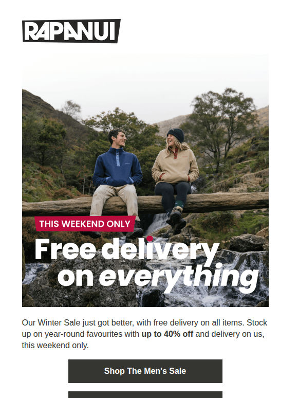 Winter Sale With Free Delivery