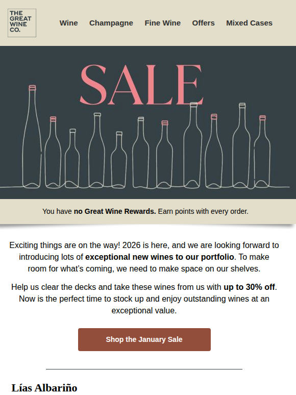 It's here! January 2026 Sale