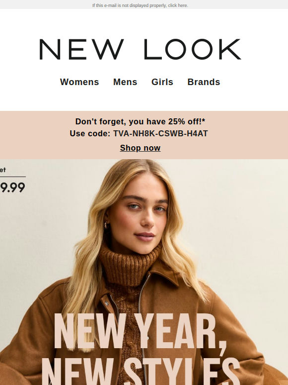 Feel brand NEW this January