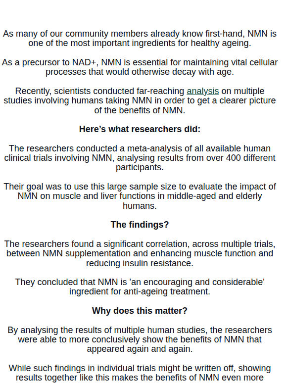 Study: NMN Enhances Muscle Function