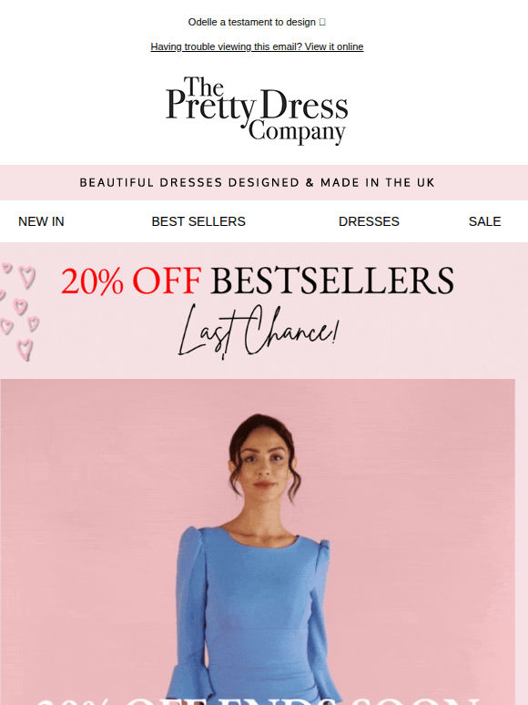 20% Off Bestsellers, Last Chance, must end soon!