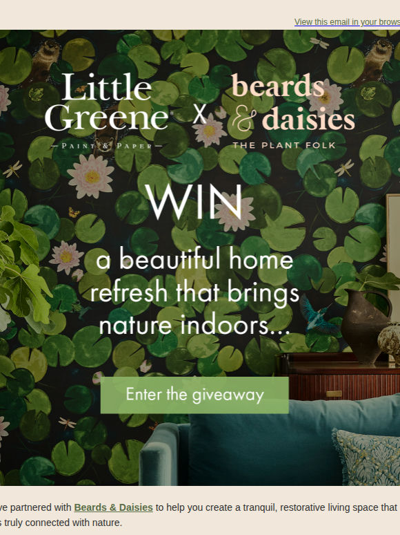 Win a tranquil home refresh...