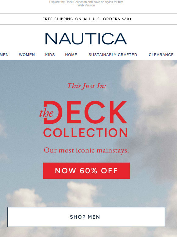 Our most ICONIC styles, now 60% off