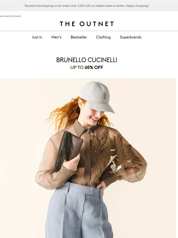 Brunello Cucinelli's luxe cashmere – up to 65% off