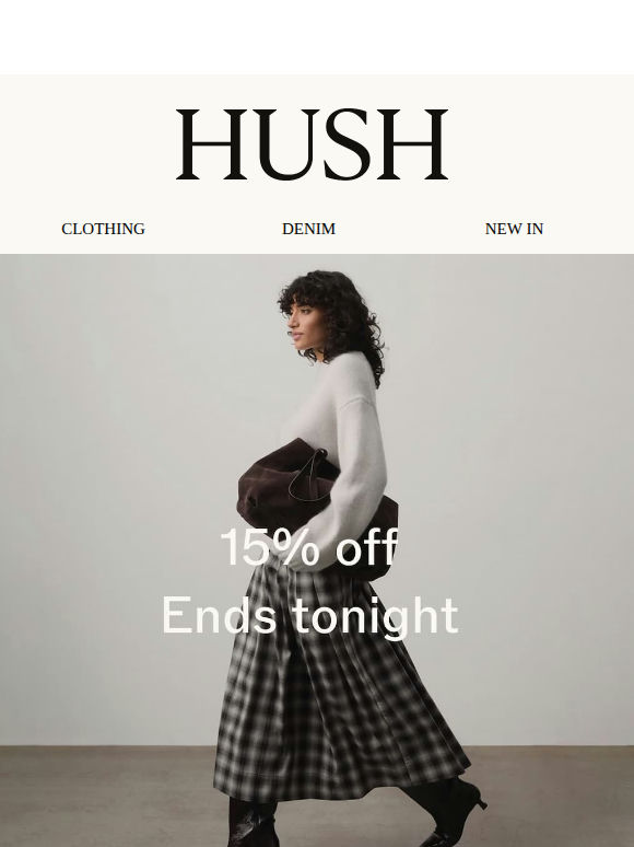 Ends tonight: 15% off