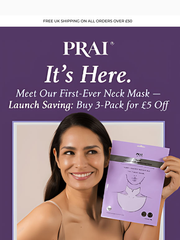 💜 [JUST LAUNCHED] Ageless Throat & Decolletage Hydrogel Mask: Buy 3, save £5