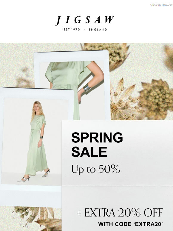 Extra 20% off our Sale