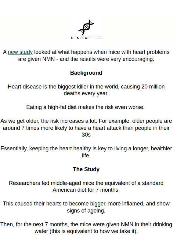Study: NMN Repairs Heart Damage ❤️