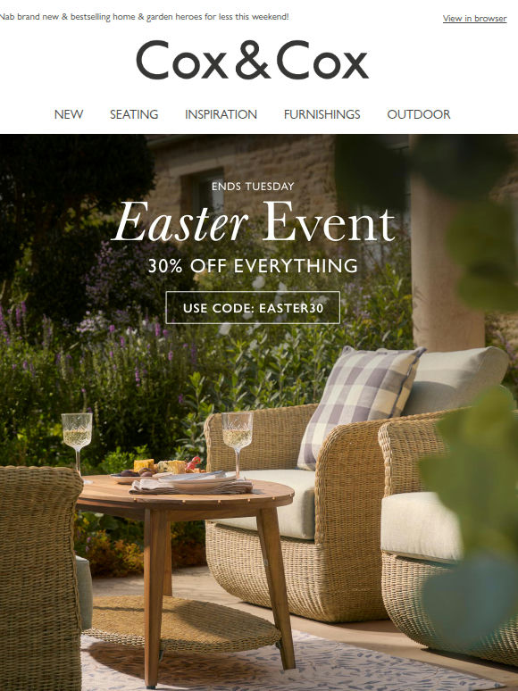 The Easter Event is here! 30% OFF everything starts now!