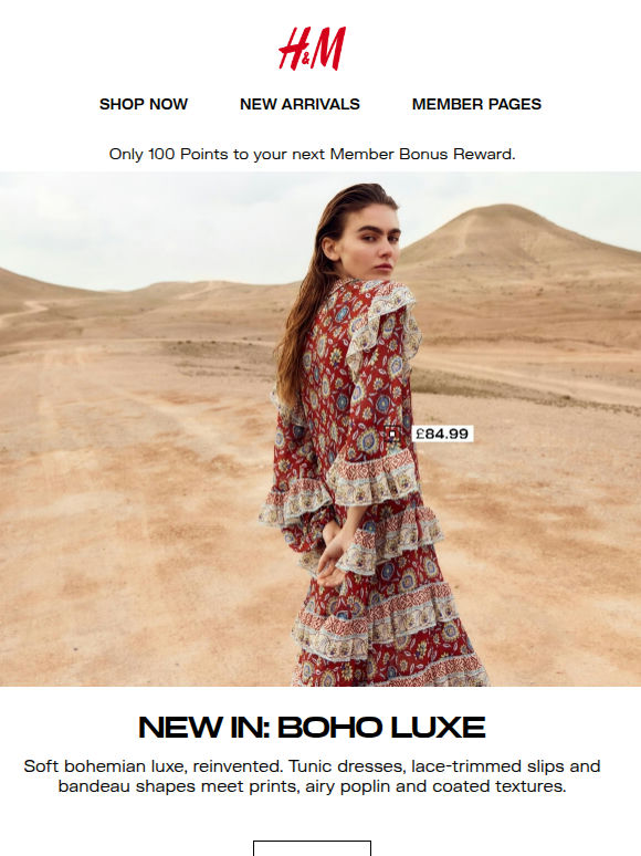 New in: Boho luxe