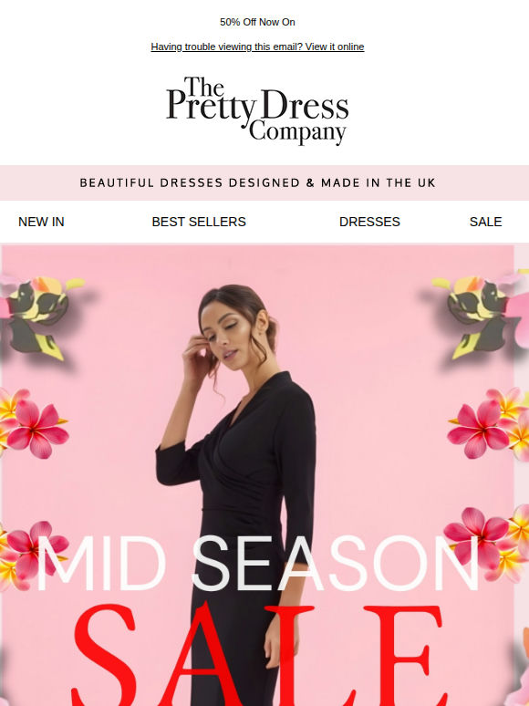 50% Off | New Lines Added To Our Mid Season Sale 💝