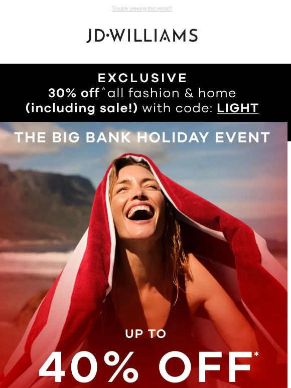 Bank holiday calls for... DOUBLE discounts 😍